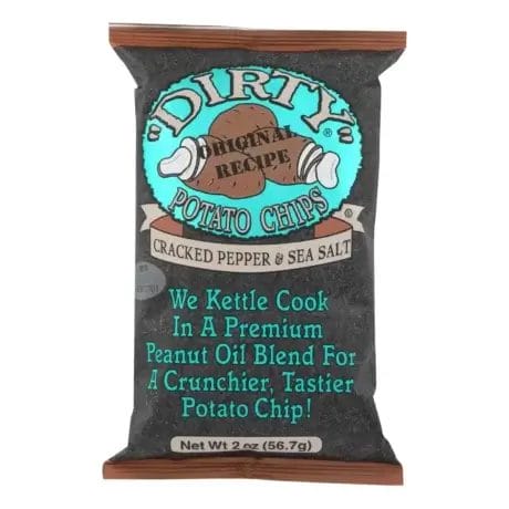 Dirty's Cracked Pepper and Salt Kettle, 2 Oz Bags/25