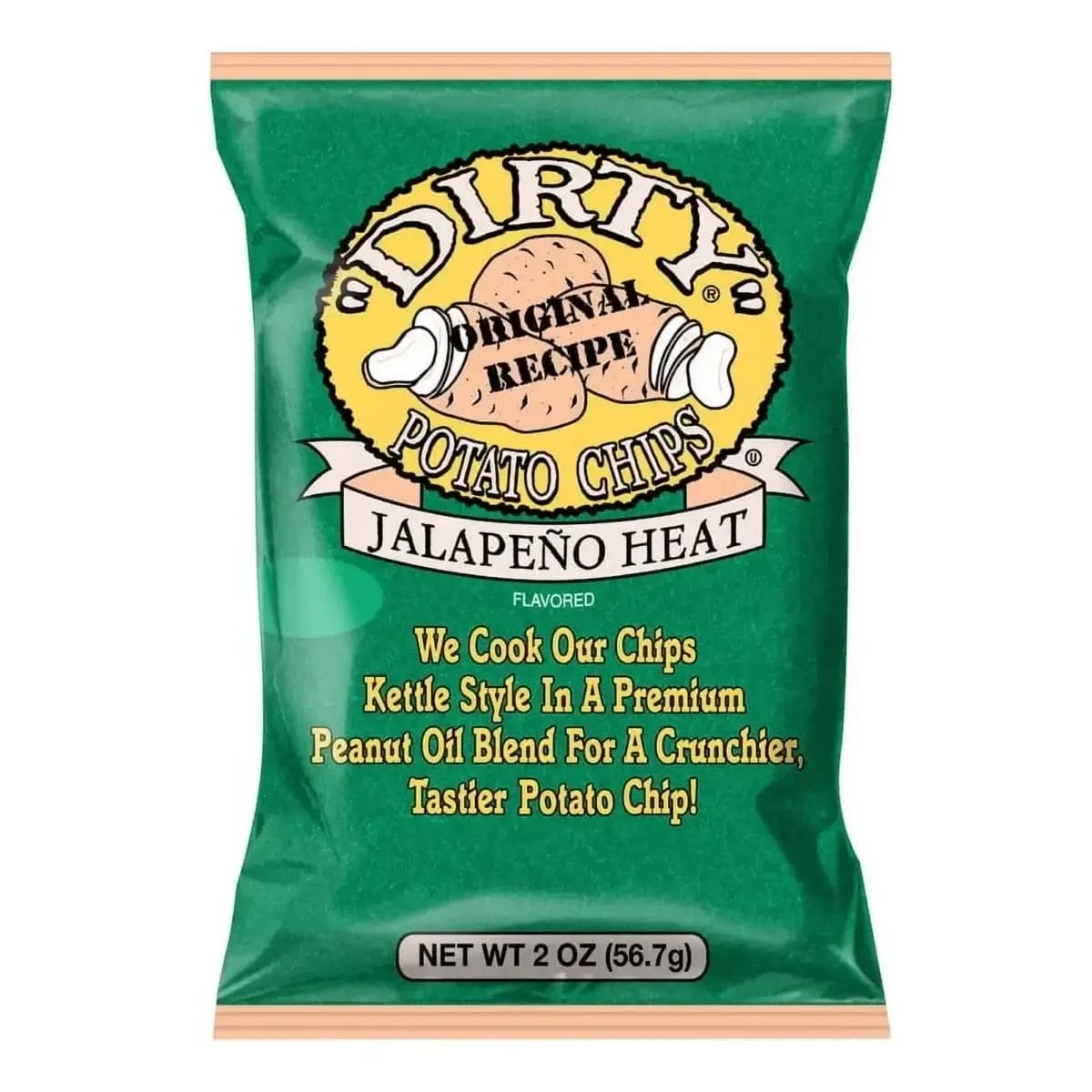 Dirty's Jalapeno Heat Kettle, 2 Oz Bags/25