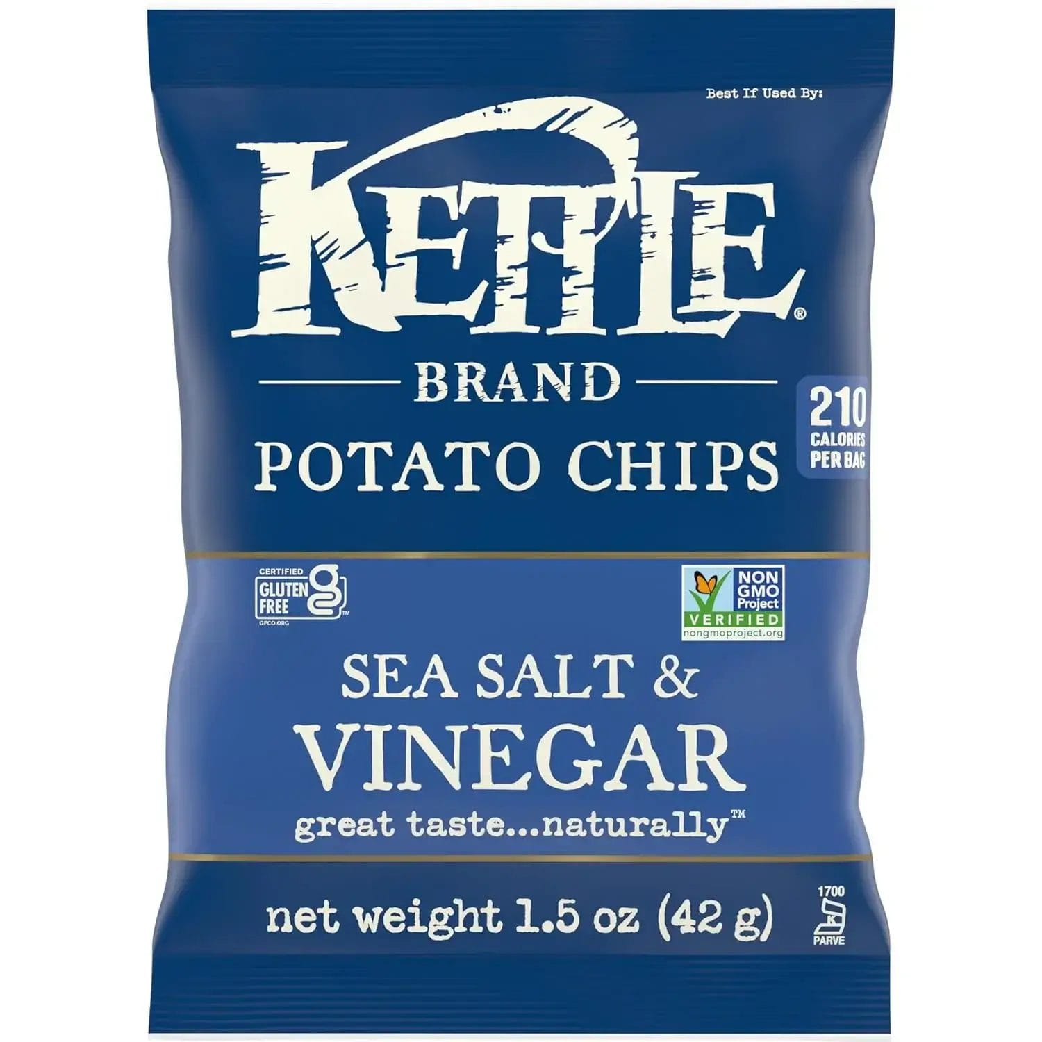 Kettle Sea Salt & Vinegar, 1.5 Oz - Bags/24