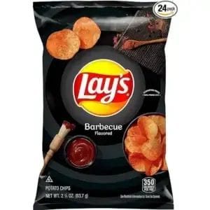 Lay's BBQ Potato Chips, 2.25 Oz Bags/24