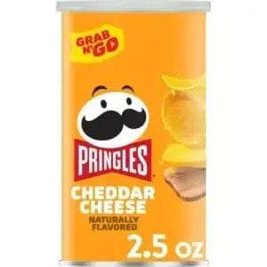 Pringles Cheddar Cheese Potato Crisps Chips, 2.5 Oz - Pack/12
