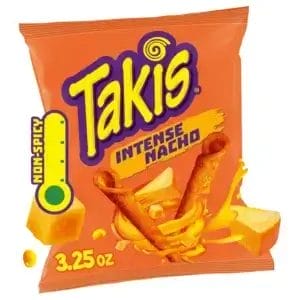 Takis Intense Nacho Tortilla, 3.25 Oz Bags/20
