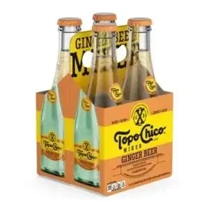 Topo Chico Chico Mixer Ginger Beer Sparkling Water, 7.1 Oz Glass Bottles