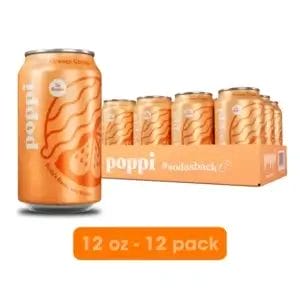 Poppi Soda Prebiotic Orange Cream , 12 Oz Can