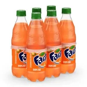 Fanta Orange, 16.9 Oz Bottle