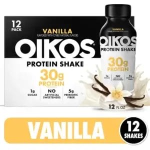 Oikos Vanilla Protein Shake 30G, 12 Oz Bottle