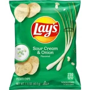 Lay's Sour Cream & Onion Potato Chips XVL, 2.25 Oz Bags/24