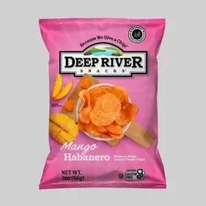 Deep River Mango Habanero Kettle Potato Chips, 2 Oz Bags/24