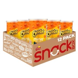 Cheetos Minis Canisters Cheetos Cheddar, 1.5 Oz Canisters/12 