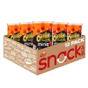 Cheetos Minis Canisters Flamin' Hot, 1.5 Oz Canisters/12 