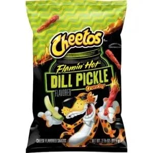 Cheetos Crunchy Cheese Flamin' Hot Dill Pickle, 2.75 Oz Bags/32
