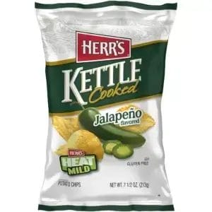 Herr's Jalapeno Kettles Potato Chips, 1.12 Oz Bags/60