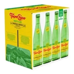 Topo Chico Mineral Water Twist Of Lime, 12 Oz Glass Bottles