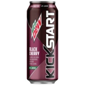 Mountain Dew Kickstart Black Cherry, 16 Oz Can