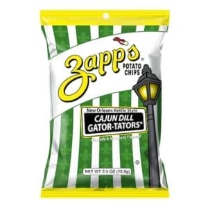 Zapp's Cajun Dill Gator-Tators Kettle Chips, 2.5 Oz Bags/10