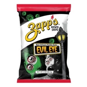 Zapp's New Orleans Evil Eye Kettle Chips, 2.5 Oz Bags/10