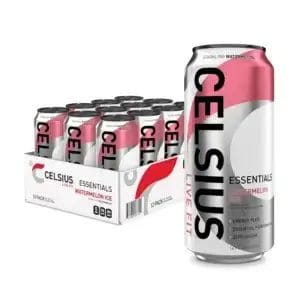 CELSIUS Essentials Watermelon Ice, 16 Oz Can