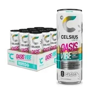 Celsius Oasis Vibe Sparking, 12 Oz Can