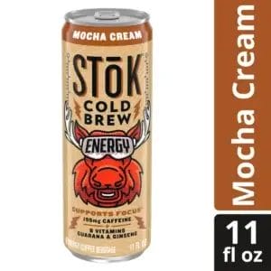 SToK Cold Brew Energy Mocha Cream Energy Coffee , 11 Oz Can