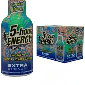 5-Hour ENERGY Shot Tropical Burst, 1.93 Oz Bottles