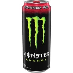 Monster Energy Strawberry Shot, 16 Oz Can (New!!)