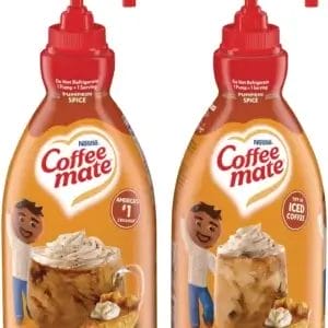 Coffee Mate Pumpkin Spice Creamer, 50.7 Oz Pump Bottle - 2/Pack