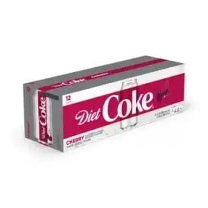 Diet Cherry Coca Cola, 12 Oz Can