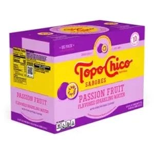 Topo Chico Sabores Passionfruit Sparkling Water, 12 Oz Can
