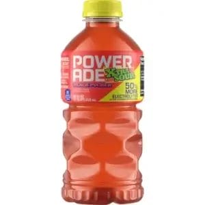 POWERADE Xtra Sour Peach Pucker, 28 Oz Bottle