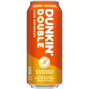 Dunkin' Double Salted Caramel Iced Espresso, 15 Oz Can (New!!)