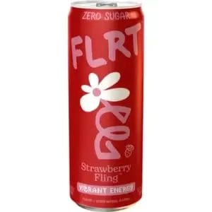 Flrt Zero Sugar Strawberry Fling, 12 Oz Can (New!!)