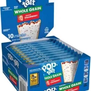 Pop-Tarts, Toaster Pastries Made with Whole Grain, Frosted Strawberry, 1.76 Oz - 120